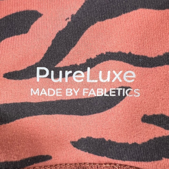 Fabletics PureLuxe Twist Leggings Womens Size XS Brown Black - Picture 10 of 15